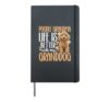 Poodle Grandma Of A Poodle Grandmother Hardcover Journal, Black