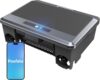 Poofata F1T Solar Powered Robotic Pool Skimmer Surface Cleaner with APP Support Dual Charging Options Smart Obstacle Avoidance 24/7 Continuous Cleaning Ideal for Above Ground Pool Gray