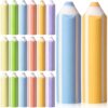 Poola Voidra 120 Pcs Pencil Shaped Erasers Bulk Classroom Back to School Gifts Colors Cute Pencil Erasers for Kids First Day of School Rewards Classroom Game Prizes Birthday Party Favors Supplies