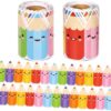 Poola Voidra 2 Rolls Crayon Bulletin Board Borders 26 Ft Colorful Die-Cut Border Trim Decoration for Office School Chalkboard Classroom Back to School Home Wall Decor(Rainbow,Pencil)