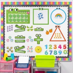 Poola Voidra 40 Pcs Jumbo Magnetic Number Bonds and Ten Frames Set, Magnetic Numbers for Whiteboard with Math Counters Symbols 10 Ten Frame for Classroom Cute Math Manipulatives, Classroom Must Haves