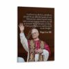 Pope Leo XIV Motivational Quote Poster 1 Canvas Painting Wall Art 16x24inch(40x60cm) Frame-style