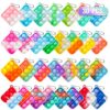 Pop Fidget Toys Bulk Its Party Favors for Kids 4-8 8-12 30 Pack Mini Pop Keychain It Small Fidgets for Classroom Prizes Back to School Gifts for Students from Teacher Birthday Goodie Bag Stuffers