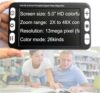 Portable Digital Magnifier, 5-inch HD Electronic Video for 2X - 48X Reading Aid with 13MP Near & Far Dual Lens, 26 Color Mode, AV/HDMI Output