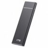 Portable External Hard Drive,Ultra Slim External HDD Store External Hard Drive Compatible with PC, Mac, Laptop -Black