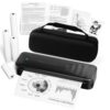 Portable Printers Wireless for Travel, Wireless Bluetooth Inkless Thermal Printer For 8.5" X 11" Letter & A4 Thermal Paper, Compact Printer for Phone Laptop, with Carry Case & 4 Rolls Thermal Paper