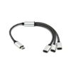 Portable USB C Male 3 USB C Female Splitter USB Y Splitter Cable Type C Hub Type C Game Handle for Devices