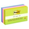 Post-it Notes, 3x5 in, 5 Pads, America's #1 Favorite Sticky Notes, Floral Fantasy Collection, Bold Colors (Green, Yellow, Orange, Purple, Blue), Clean Removal, Recyclable (655-5UC)