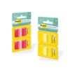 Post-it Sticky Flags Bundle - 680-YW2+680-RD2 - (Pack of 2,Yellow and Red)