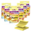Post-it Super Sticky Notes-to-go Pop-Up Notes, 3 x 3 in, Multicolor, 6 Pads
