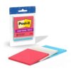 Post-it Super Sticky Notes, 3 Sticky Note Pads, 3 x 3 in., School Supplies, Office Products, 2X the Sticking Power, Red, White, Blue (Pack of 6)