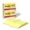 Post-it Super Sticky Notes, 3 x 5 in, Canary Yellow, 12 Pads, 90 Sheets/Pad