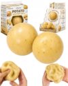 Potato Squishy Mashed Potato Stress Ball Squeeze Luck Toy Sensory Fidget
