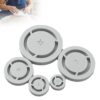 Pottery Foot Ring Tool, Ceramic Tools for Pottery, Aligned Foot Ring Template for Ceramics, Soft to Leather Clays Foots Rings Tool, for Bowls, Mugs (Gray)