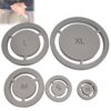 Pottery Foot Ring Tool, Precision Pottery Foot Ring Template & Stamp Tool for Ceramics, Clay Base Aligner for Pottery Foot Ring Tool Press, Essential Pottery Foot Tool for Clean, Consistent Results