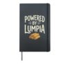 Powered By Lumpia Hardcover Journal, Black