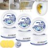 Powerful Limescale Removal Cleaning Paste,Multi-Purpose Powerful Cleaner,No-Rinse Household Decontamination Cream,Deep Cleaning oil Stain Remover，3Pcs