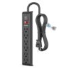 Power Strip Surge Protector, 12 Feet Extension Cord, 600 Joules Surge Protection, Multiple Protection 6 Outlet Strip, ETL Listed (1 Pack)