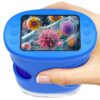 Pozifu 1000X Handheld Microscope for Kids: Pocket Digital Microscope with 1080P&2.0''IPS Screen&Photo/Video - Portable Edu Science Kits for Girls Boys - STEM Toys Birthday Gifts Ages 3-6 6-12(Blue)