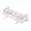 PP Plastic Shower Rod Caddy, Hanging Organizer for Bathroom Toiletries, No-Drill Storage Solution for Shampoo and Soap