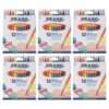 Prang Classic Art Markers, Fine Tip, 12 Markers/Pack, 6 Packs