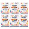 Prang Classic Art Markers, Fine Tip, 24 Markers/Pack, 6 Packs
