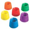 Prang No-Spill Painting Classroom Water Pots, 6 Pots/Set, 1 Set