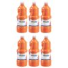 Prang Ready-to-Use Tempera Paint Quart, 32 oz., Orange, 6 Count