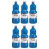 Prang Ready-to-Use Tempera Paint Quart, 32 oz., Turqouise, 6 Count