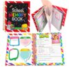 PraxiKidy Giant School Memory Book Preschool to 12th Grade with 15 Keepsake Pockets,Kids Photo Album Scrapbook First and Last Day of School Years Childhood Storage Picture Back to School Supplies