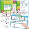 PraxiKidy Sentence Building for Kids,Sight Word Puzzles for Kindergarten 1st 2nd Grade,Speech Therapy Materials ESL Special Education Classroom Must Haves Reading Games Learning Activities Homeschool