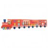 predolo Children's Train Activity Board Fine Motor Skills Train Wall Busy Board Solid Wood Wooden Sensory Wall Panel