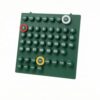 predolo Desktop Calendar Desk Calendar Board Planner Organizer With Daily Flip Tokens In Pet Suitable for office desks living room consoles foyer tables, Green