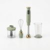 Premium 2-Speed Immersion Blender with Chopper and Measuring Cup
