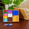 Premium Montessori Color Measuring Rods – 200 Centimeter Bars 1-10 in Beechwood Box, Math Manipulatives for Counting, Addition, Subtraction & Measurement, Homeschool Classroom Supplies for Kids 3-10