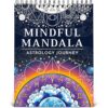 Premium Zodiac Mandala Coloring Book for Adults – 50 Astrology Designs – 180gsm Thick Bleed-Proof Paper, Spiral Bound Lay-Flat, Perforated – Frameable Art, Horoscope Gifts for Women, Star Signs