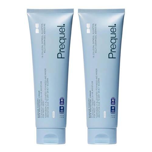 Prequel – Barrier Therapy Skin Protectant Cream for Face and Body – Advanced Skin Barrier Repair Moisturizer To Soothe Dry, Irritated Skin And Lock In Moisture – 2 Pack