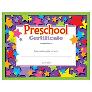 Preschool Certificates (Pack of 30)