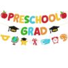 Preschool Grad Banner Straight Outta Preschool Backdop Preschool Graduate Party Decoration Congrats Preschool Grad for Child's 2026 Graduation Ceremony Decor