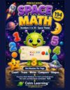 Preschool Space Math Workbook Numbers 1 to 20: Space Theme Math Workbook for PreK and Kindergarten, Count Trace Write Compare Numbers and Shapes with Ten Frames, Ages 3 to 5