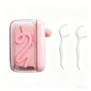 Press-to-Dispense Automatic Floss Storage Box (100 Floss Picks)