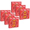 Pressman Tic Tac Toe Classic Board Game, 6-Pack