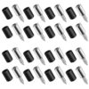 PRETYZOOM 50 Sets Self-Tapping Screws Shelf Support Pegs with Non-Slip Sleeves for Wooden Furniture and Wardrobes, Metal Sturdy Shelf Pins Providing Secure Connection and Stable Support