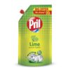 Pril Perfect Lime Grease Fighter Dishwash Liquid Green - 120 ml Pouch
