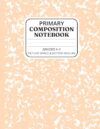 Primary Composition Notebook: Cute Soft Pastel Peach Orange Marble Draw and Write Notebook for Girls Grades K-2 with Picture Space on Top and Dotted ... Writing, Handwriting Practice, and Drawing