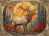 Prime Time Puzzles 1000 Piece Jigsaw Puzzle for Adults - Bull Elk Fall Forest - Challenging Nature Wildlife Puzzle -Rocky Mountain Big Game - Perfect for Game Nights - 20x27 inches