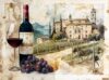Prime Time Puzzles Adult Jigsaw Puzzle 1000 Piece Tuscany Wine