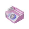 Professional Electric Nail Drill E-File Machine - 50,000 RPM Corded Nail Drills Kit with Low Noise & LED Display for Polishing Acrylic Gel Nails for Salon Home, Pink