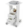 Professional Mobile Medical Trolley with Locking Casters & Drawer - Multi-P