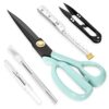 Professional Tailor Scissors Heavy Duty - Multi-Purpose Sewing Fabric Scissors for Leather Cutting Industrial Sharp Shears Home Office Arts, and Crafts (9 Inch) Green